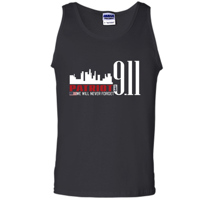 Patriot Day 911 Memorial We Will Never Forget TShirt t-shirt Black
