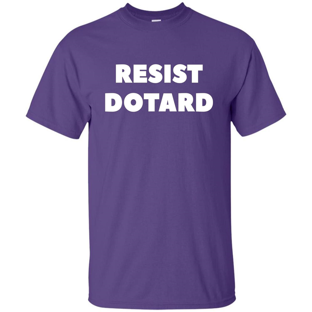 American President T-shirt Resist Dotard T-Shirt Purple