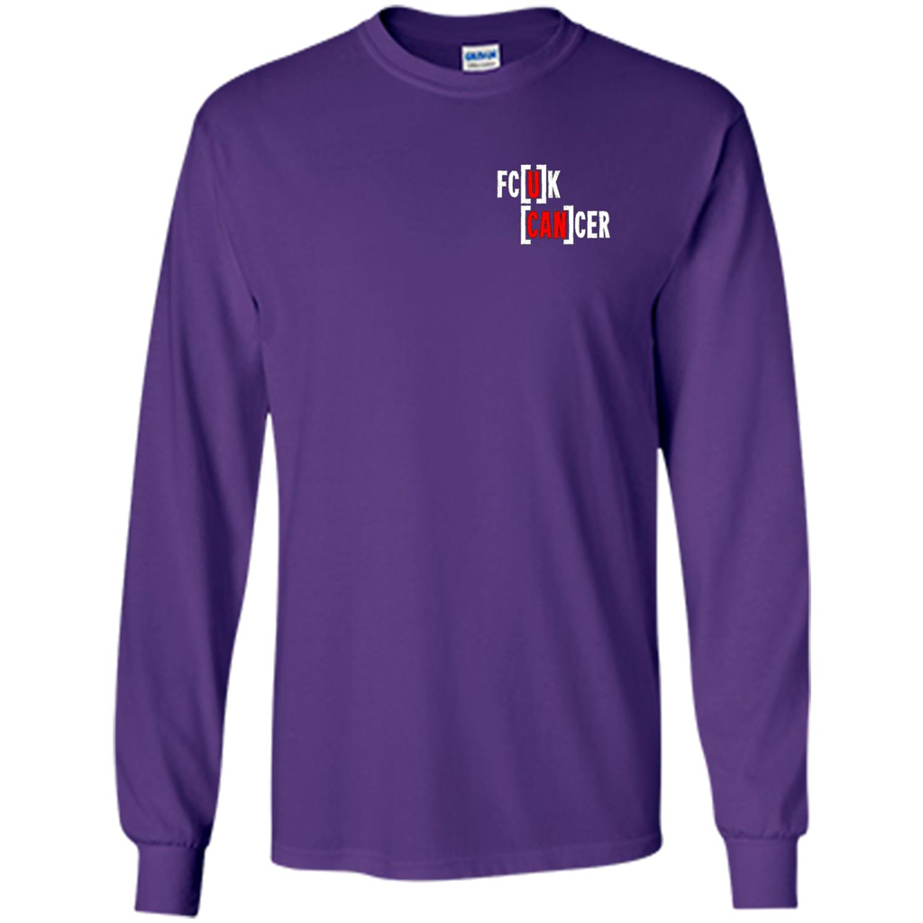 Cancer U CAN Inspiration T-shirt Purple