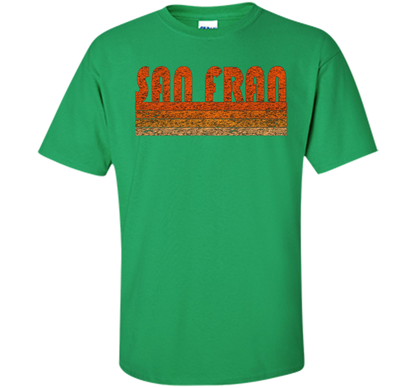 Vintage Retro San Francisco T-Shirt cool shirt Irish Green