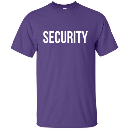 Security T-shirt Purple