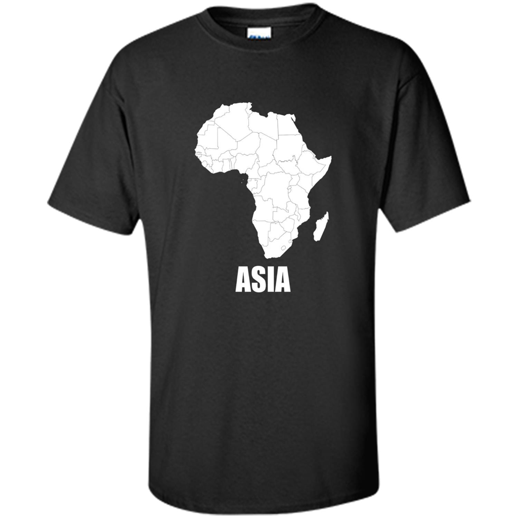 Africa Asia Funny t-shirts - Humor T-shirts Black