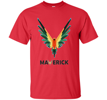 Vibrant T-Shirt Be A Maverick T-shirt Red