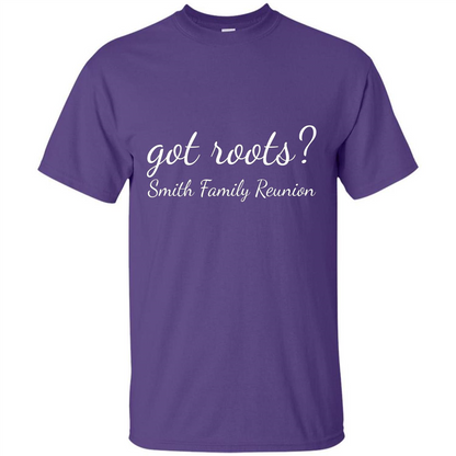 Smith Family Reunion Got Roots T-shirt Purple