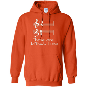 These are Difficult Times Funny Parody Pun T-shirt for Musicians