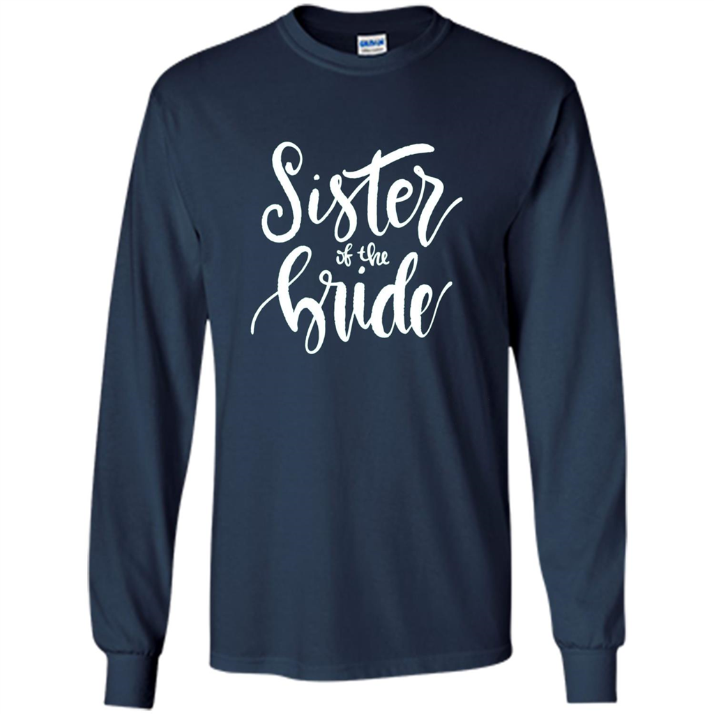 Sister Of The Bride T-shirt Navy