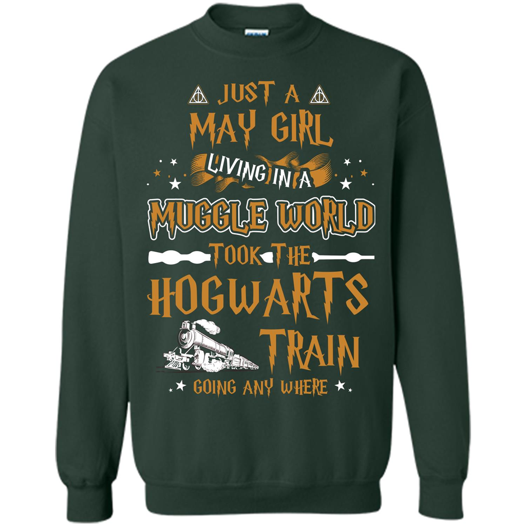 Harry Potter T-shirt Just A May Girl Living In A Muggle World