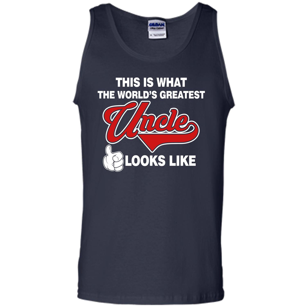 Uncle T-shirt This Is What The World's Greatest Uncle Looks Like Navy