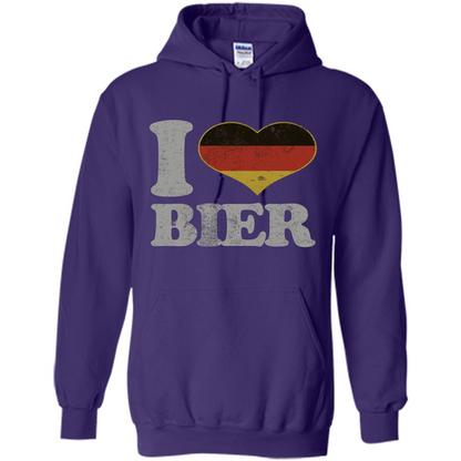 Oktoberfest T Shirt Germany Drinking Beer I Love Bier T-shirt Purple