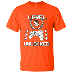 Video Game T-shirt Legendary Gamers 8th Unlocked T-shirt