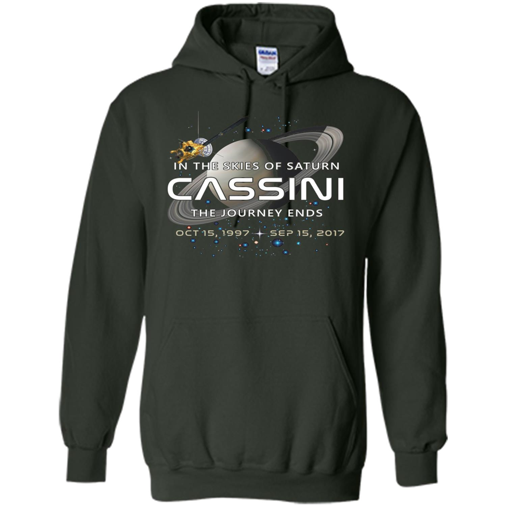 Cassini Spacecraft End Of Mission At Saturn T-Shirt Forest Green