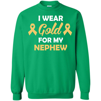Cancer Awareness T-shirt I Wear Gold For My Nephew