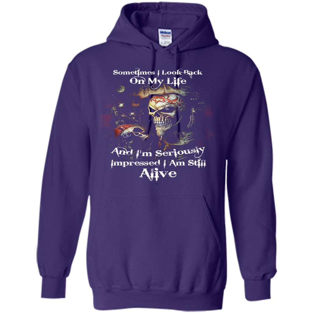 Funny T-shirt I'm Seriously Impressed I Am Still Alive Cool T-shirt Purple