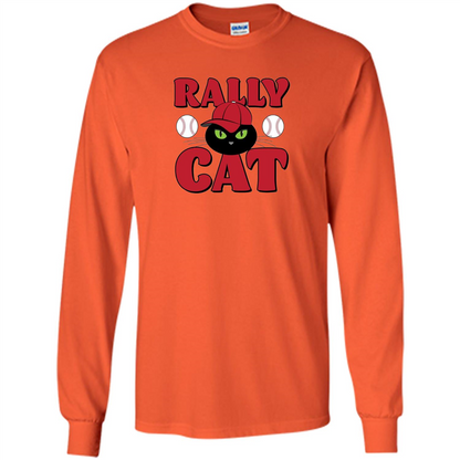 Rally Cat Baseball T-shirt