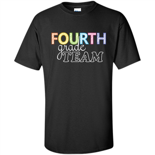 Fourth Grade Team T-shirt Black