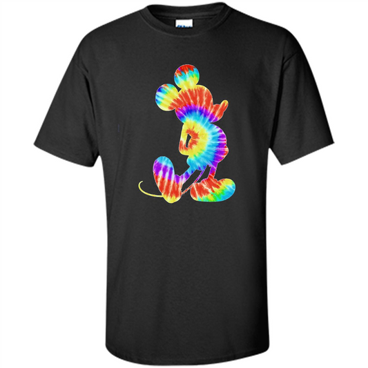 Color Mickey Mouse T-Shirt Black