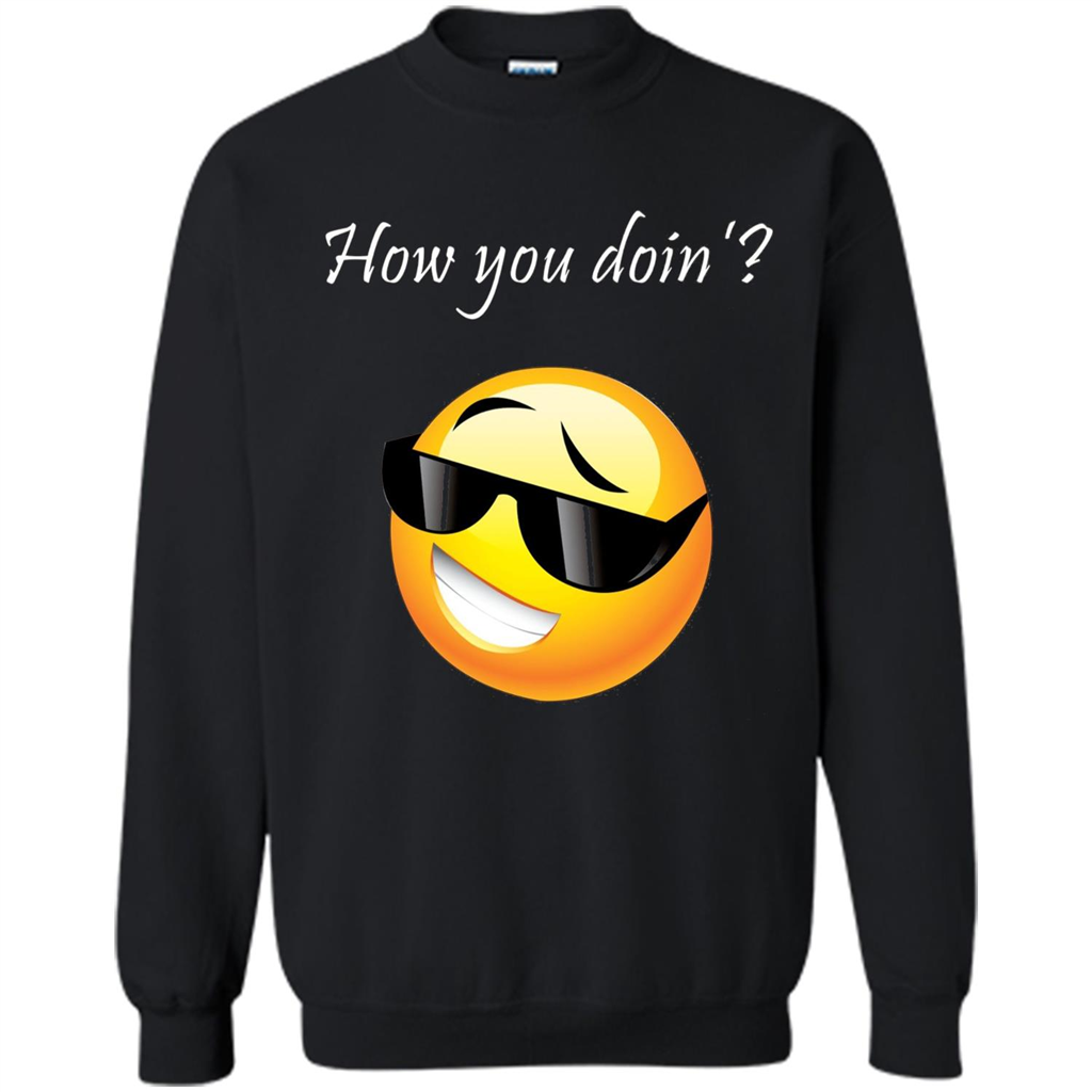 Cute Emotion T-shirt How You Doing Black