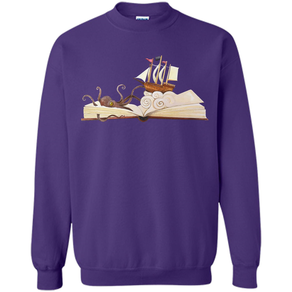 Book Reader T-shirt Love To Read Book Purple