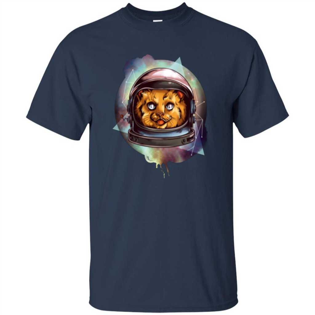 Space Kitty T-shirt Navy