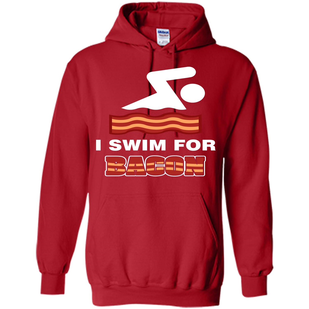 Bacon T-shirt I Swim For Bacon T-shirt Red