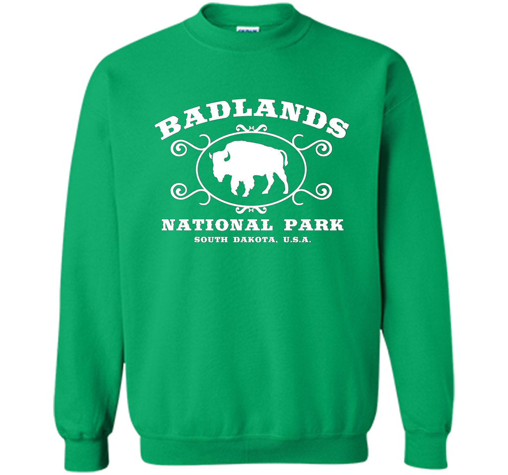 Whereables: Badlands National Park T-Shirt cool shirt Irish Green