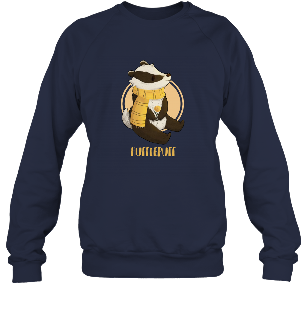 Badgers Hufflepuff House HP Sweatshirt Sweatshirt Navy
