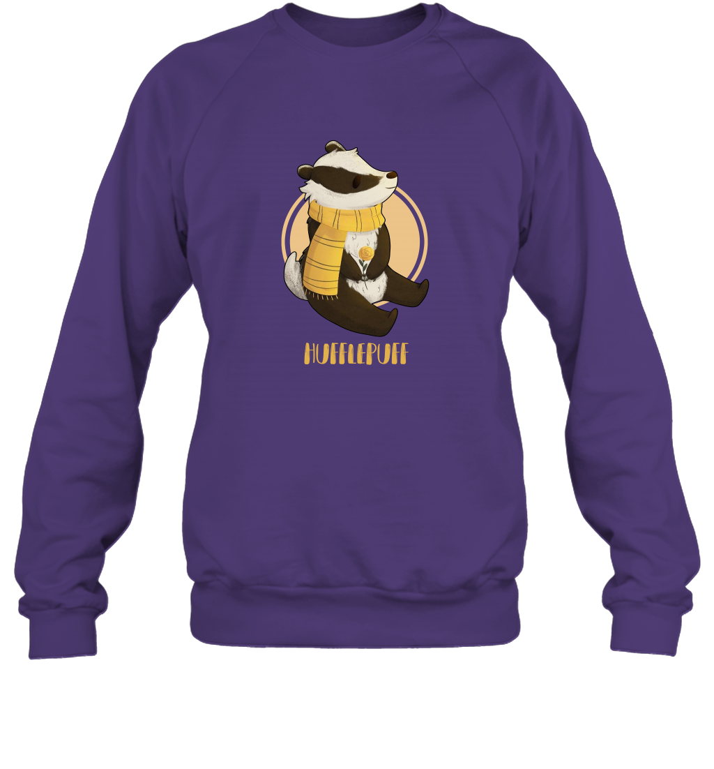 Badgers Hufflepuff House HP Sweatshirt Sweatshirt Purple