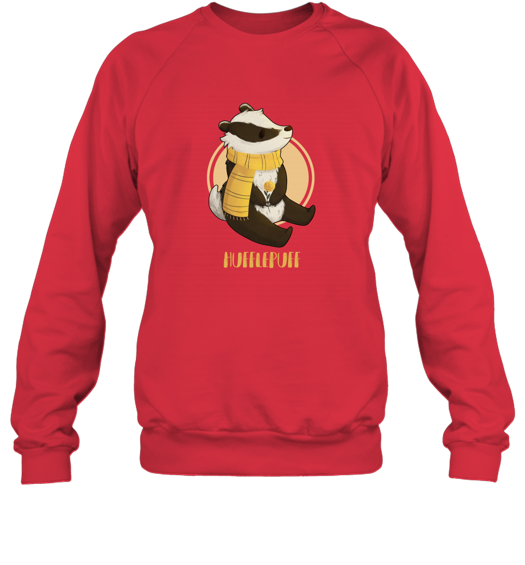 Badgers Hufflepuff House HP Sweatshirt Sweatshirt Red