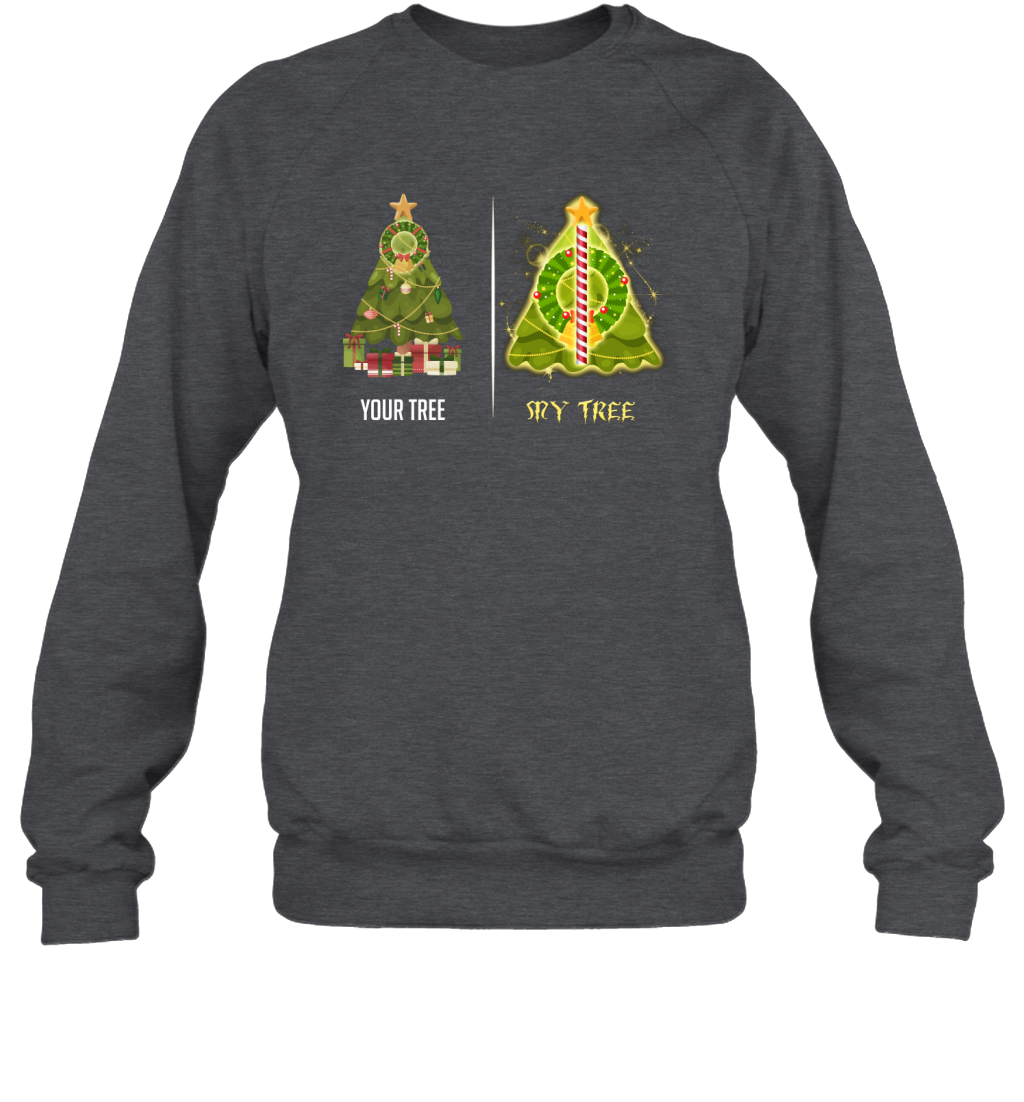 Harry Potter Christmas Tree Sweatshirt Sweatshirt Dark Heather
