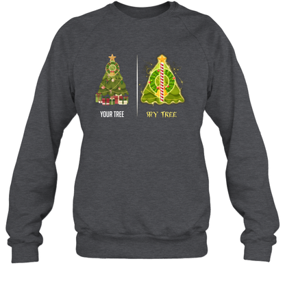 Harry Potter Christmas Tree Sweatshirt Sweatshirt Dark Heather