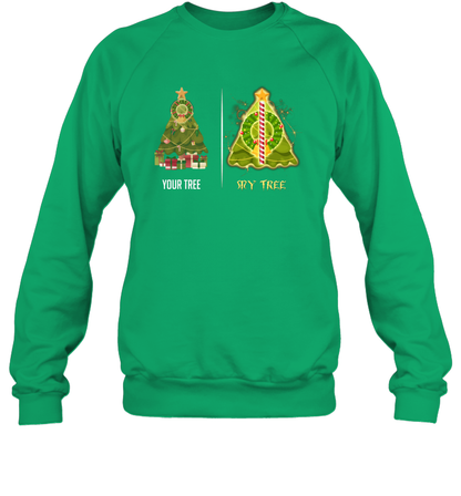 Harry Potter Christmas Tree Sweatshirt Sweatshirt Irish Green