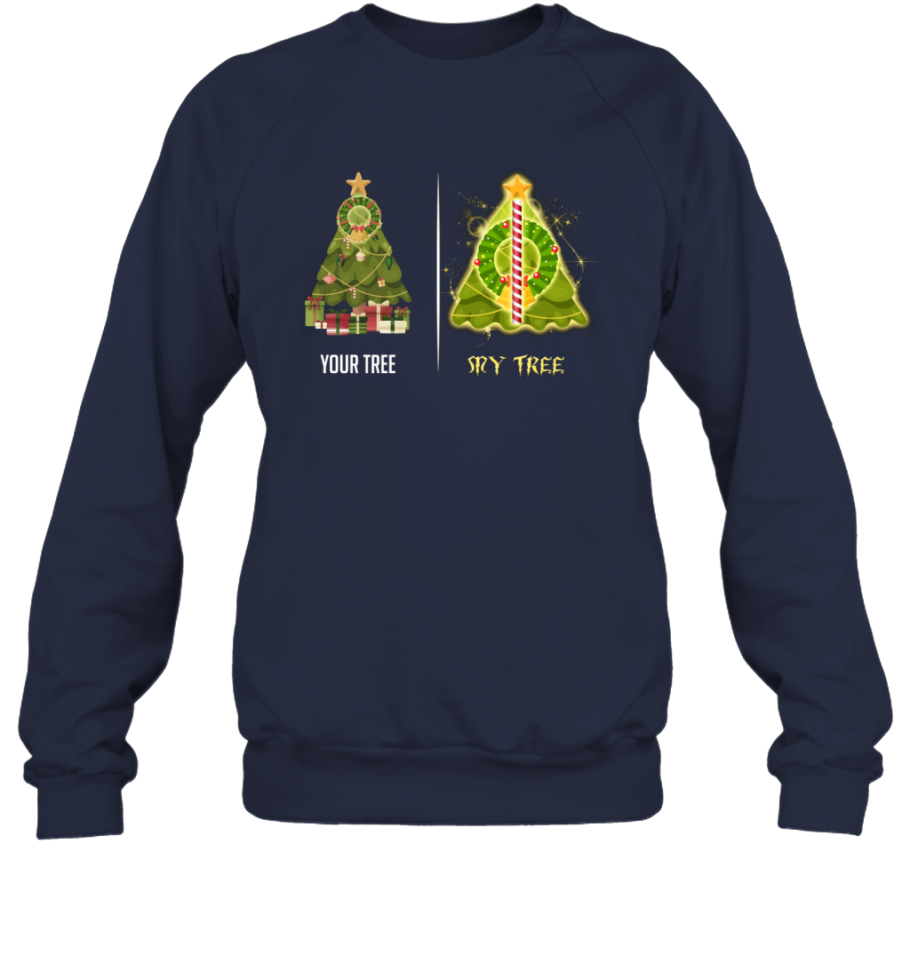 Harry Potter Christmas Tree Sweatshirt Sweatshirt Navy