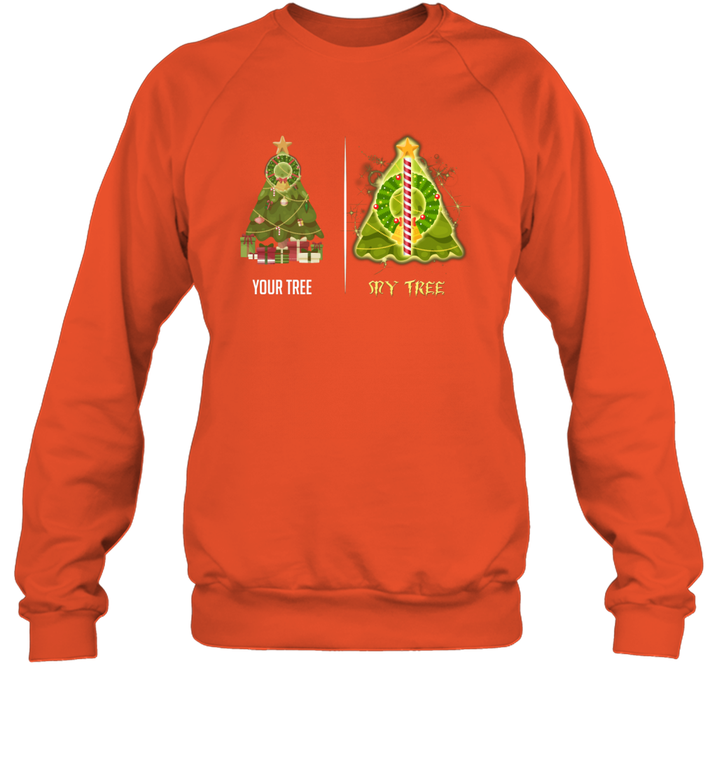Harry Potter Christmas Tree Sweatshirt Sweatshirt Orange