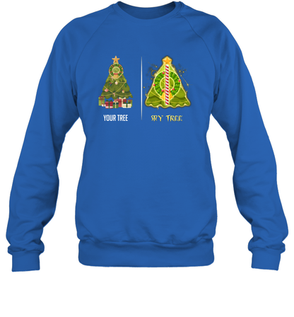 Harry Potter Christmas Tree Sweatshirt Sweatshirt Royal