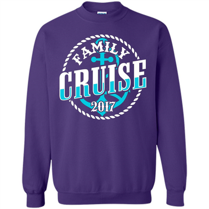 Family Cruise 2017 T-shirt Summer Vacation T-shirt Orange