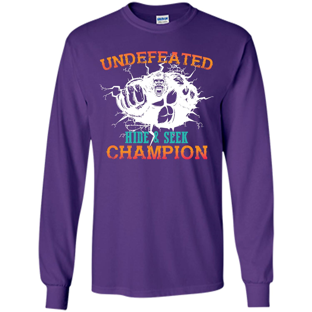 Undefeated Hide and Seek Champion T-shirt Purple
