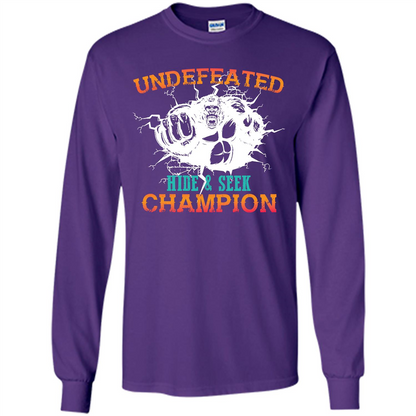 Undefeated Hide and Seek Champion T-shirt Purple