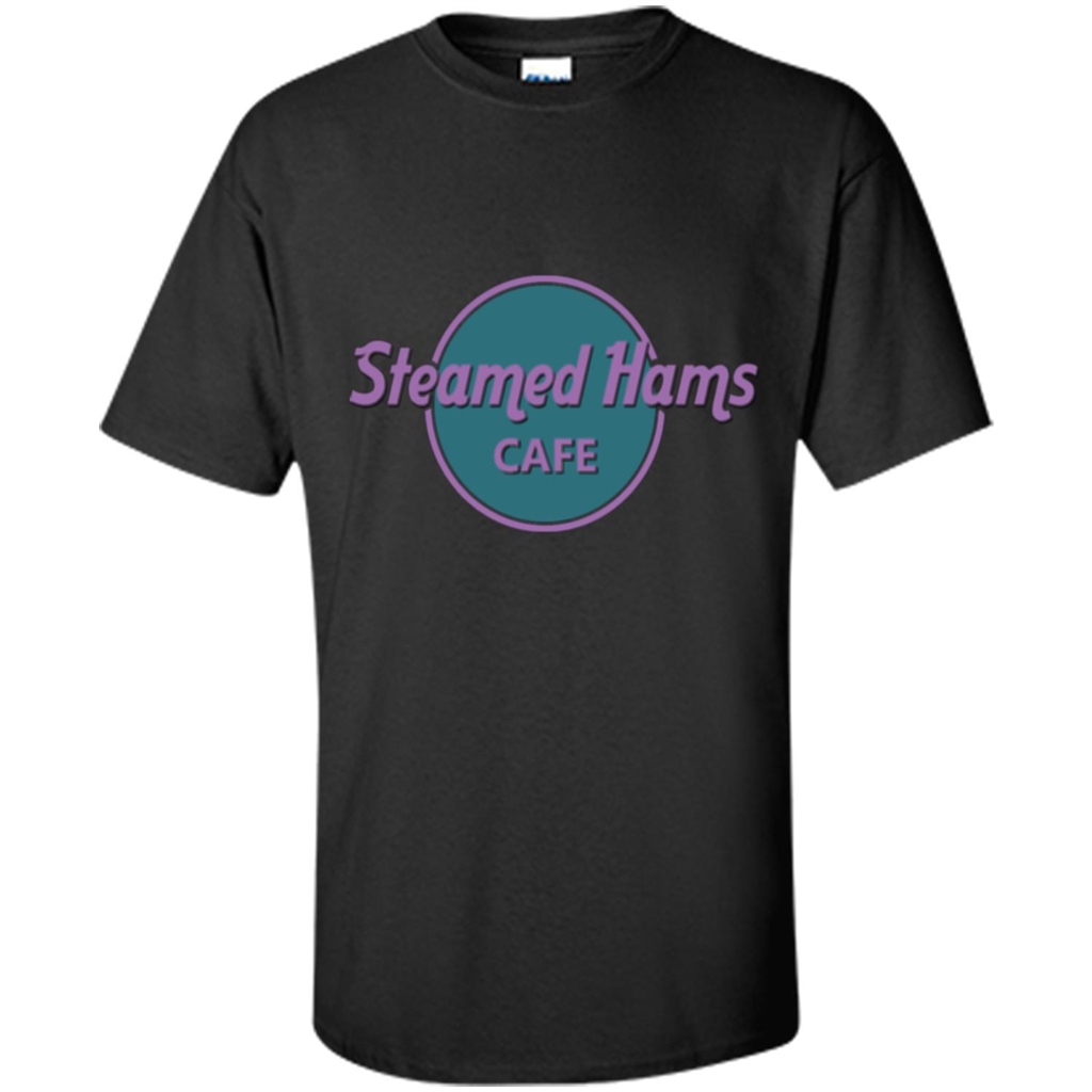 Steamed Hams Cafe T-shirt Black