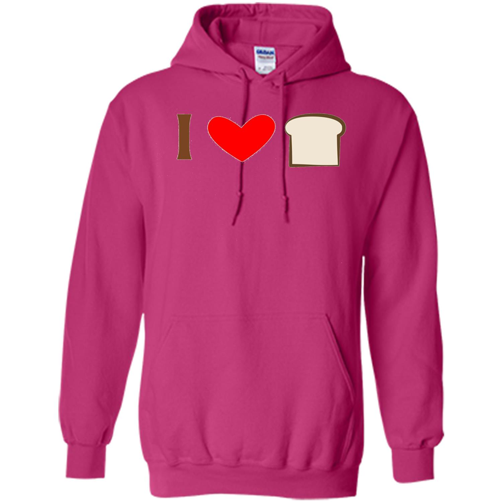 I Love White Bread T-shirt Heliconia