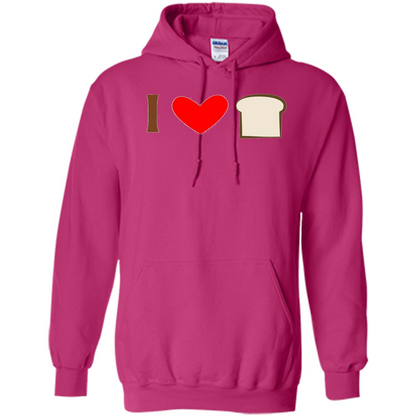 I Love White Bread T-shirt Heliconia