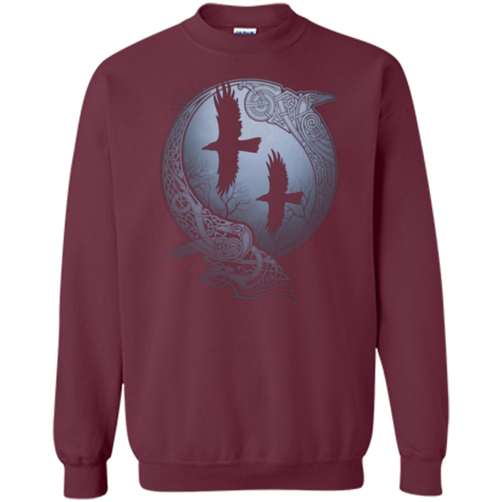Odin's Revens T-shirt Maroon