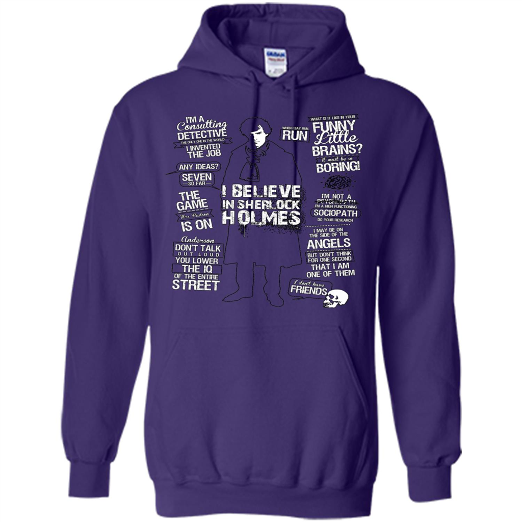 Detective Quotes To A Great Mind Nothing Is Little T-shirt Purple