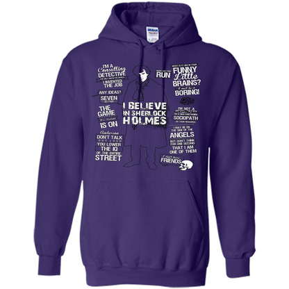 Detective Quotes To A Great Mind Nothing Is Little T-shirt Purple