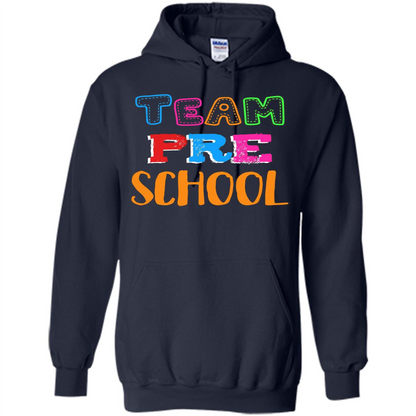 Team Preschool T-shirt Funny For Teachers T-shirt Navy