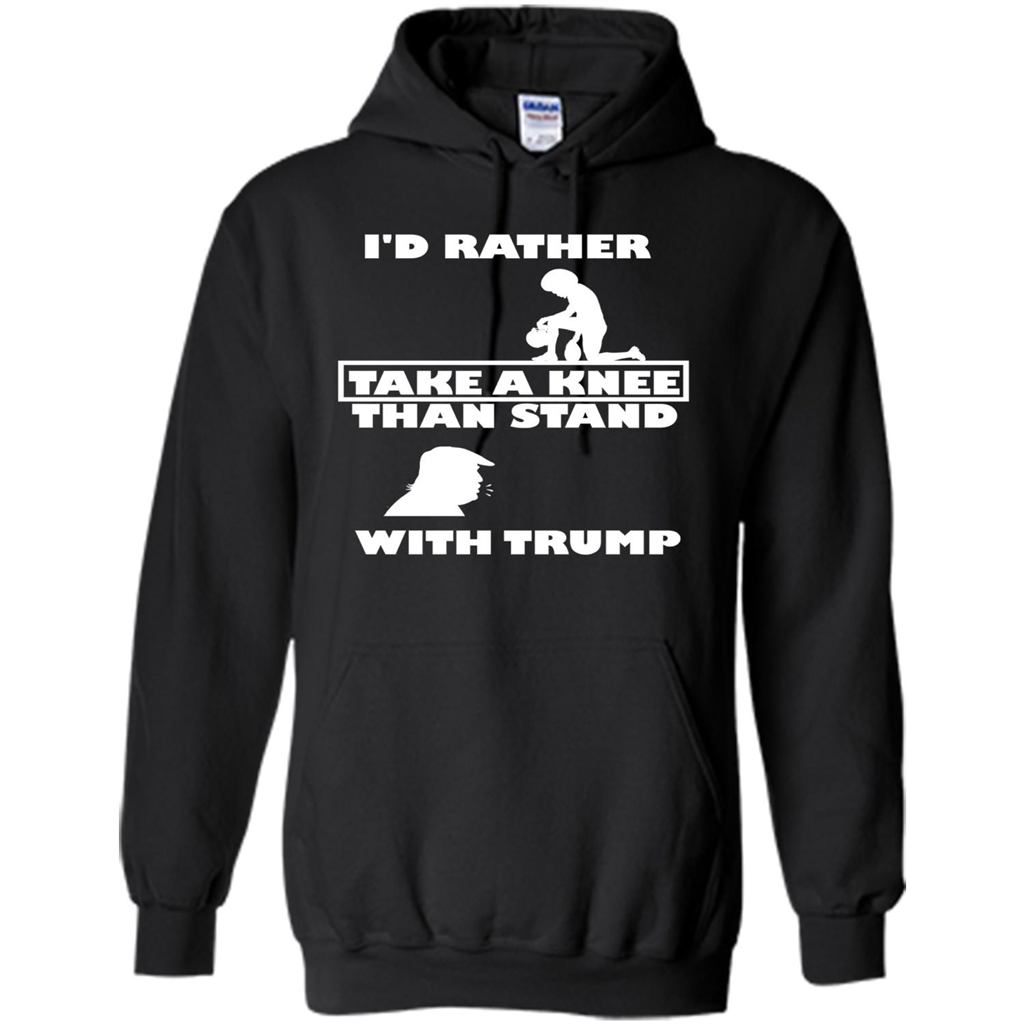 American T-shirt I'd Rather Take A Knee T-shirt Black