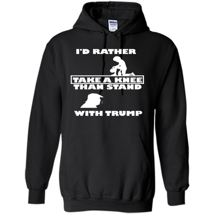 American T-shirt I'd Rather Take A Knee T-shirt Black