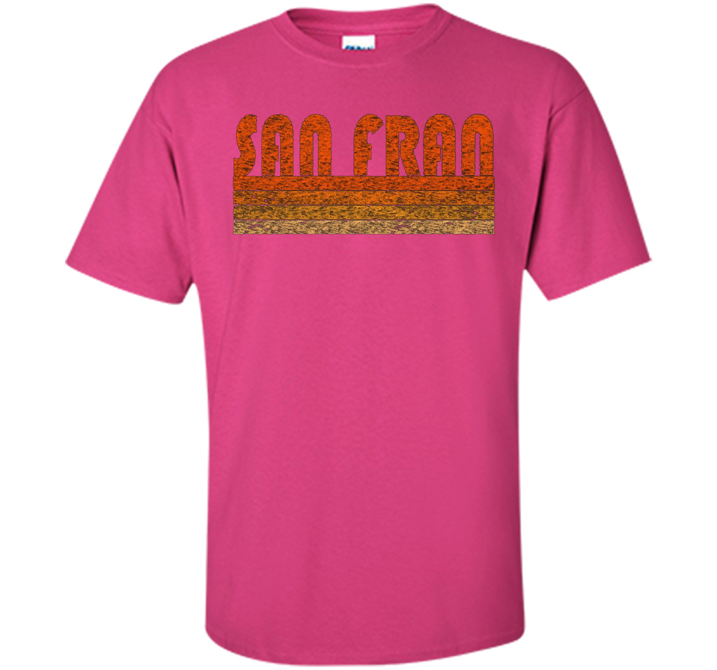 Vintage Retro San Francisco T-Shirt cool shirt Heliconia