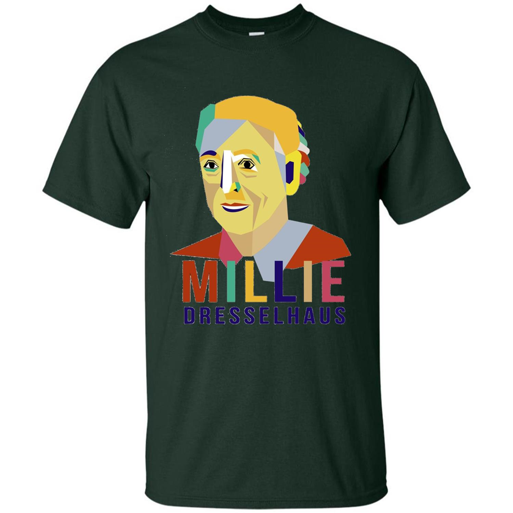 Mildred Dresselhaus - The Queen Of Carbon Science T-shirt Forest Green
