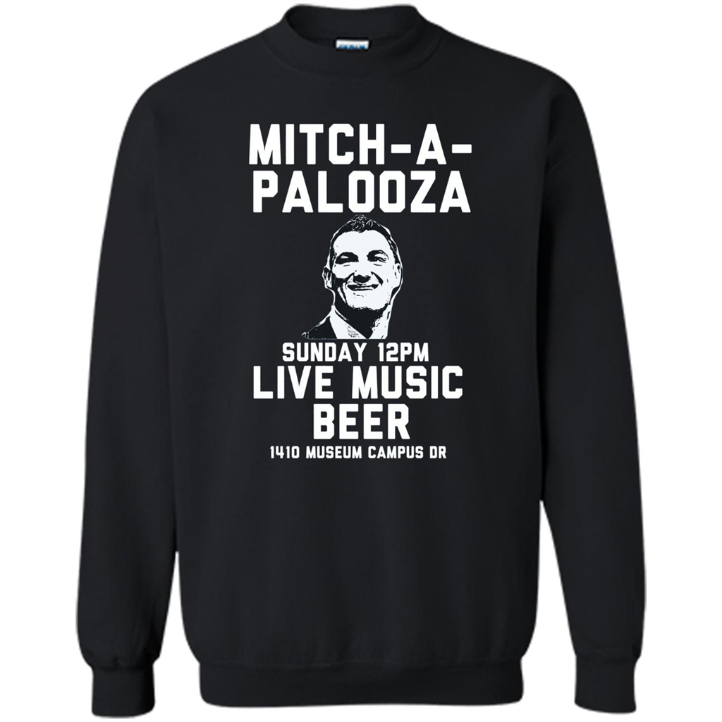 Mitch-a-palooza Live Music Beer T-shirt Black