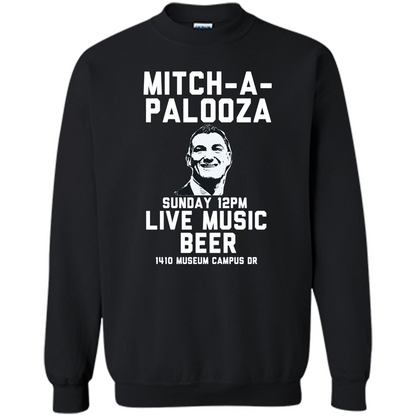 Mitch-a-palooza Live Music Beer T-shirt Black